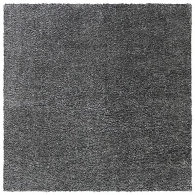 Autumn Loft Solid Shag Dark Area Rug