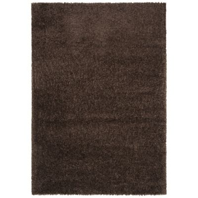 Autumn Loft Solid Shag Dark Area Rug