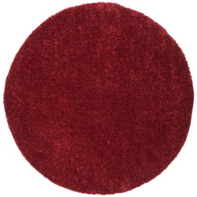 Autumn Loft Solid Shag Dark Area Rug