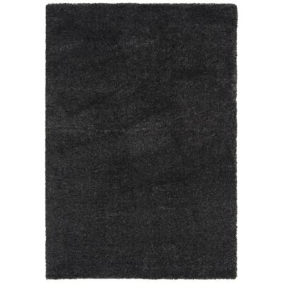 Autumn Loft Solid Shag Dark Area Rug
