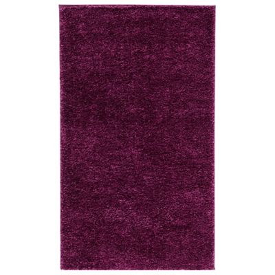 Autumn Loft Solid Shag Dark Area Rug