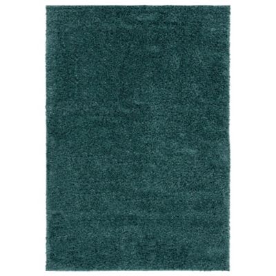 Autumn Loft Solid Shag Dark Area Rug