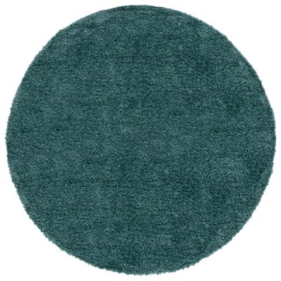 Autumn Loft Solid Shag Dark Area Rug