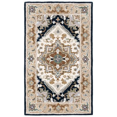 Heritage Row Heriz Medallion Area Rug