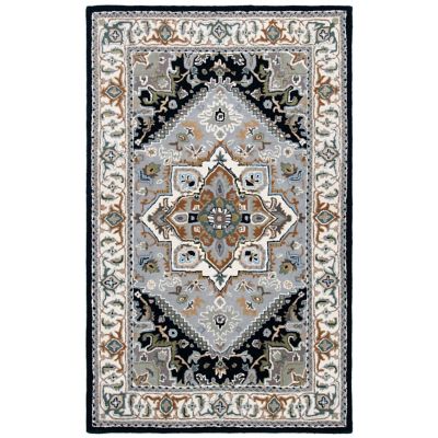 Heritage Row Heriz Medallion Area Rug