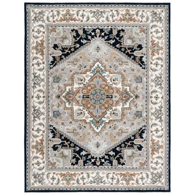 Heritage Row Heriz Medallion Area Rug