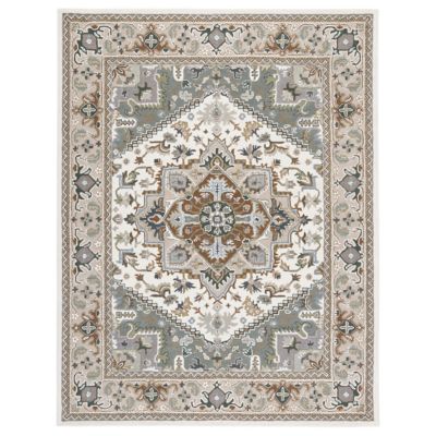Heritage Row Heriz Medallion Area Rug