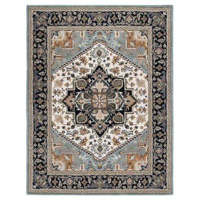 Heritage Row Heriz Medallion Area Rug