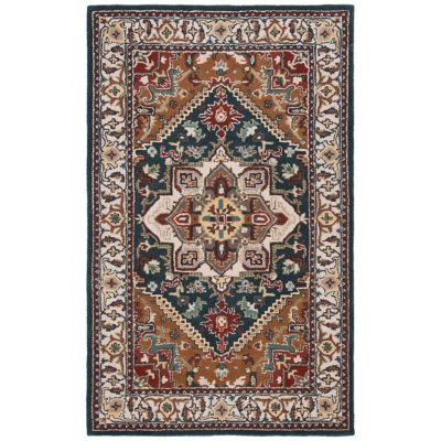 Heritage Row Heriz Medallion Area Rug