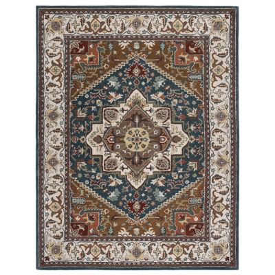 Heritage Row Heriz Medallion Area Rug