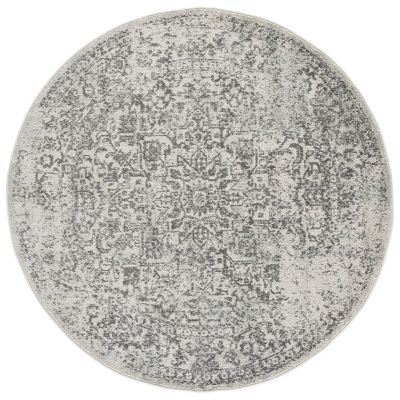 Evermere Distressed Medallion Navy Area Rug