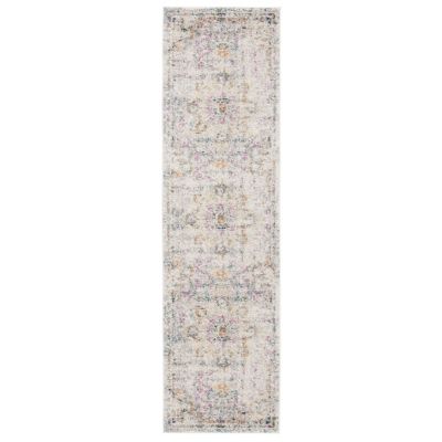 Madison Bay Distressed Medallion Ivory Area Rug