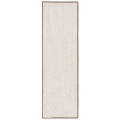 Natural Weave Solid Bordered Area Rug