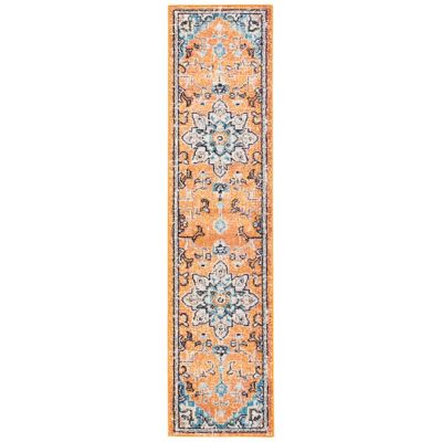 Madison Bay Distressed Medallion Bold Area Rug