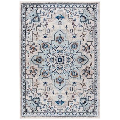 Madison Bay Distressed Medallion Bold Area Rug