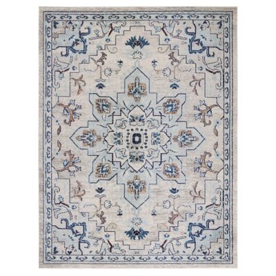 Madison Bay Distressed Medallion Bold Area Rug