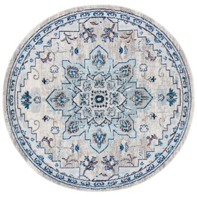 Madison Bay Distressed Medallion Bold Area Rug