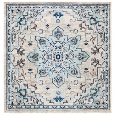 Madison Bay Distressed Medallion Bold Area Rug