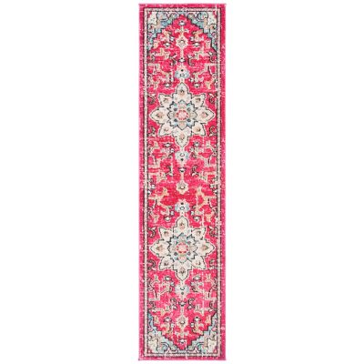 Madison Bay Distressed Medallion Bold Area Rug