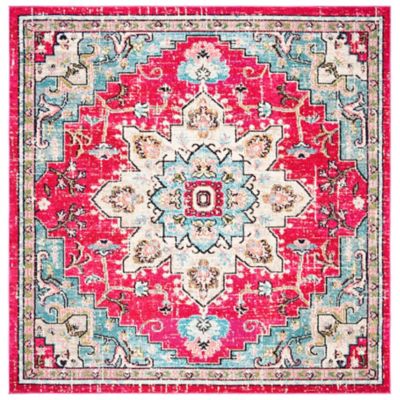 Madison Bay Distressed Medallion Bold Area Rug