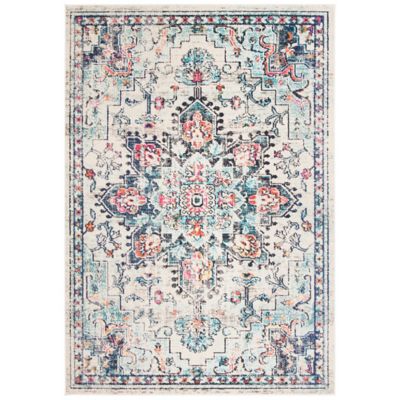 Madison Bay Distressed Medallion Bold Area Rug
