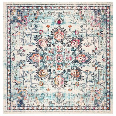 Madison Bay Distressed Medallion Bold Area Rug