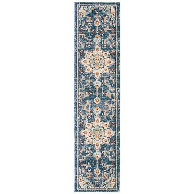 Madison Bay Distressed Medallion Bold Area Rug