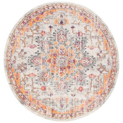 Madison Bay Distressed Medallion Bold Area Rug