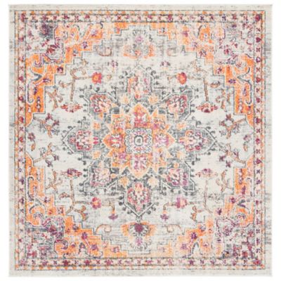 Madison Bay Distressed Medallion Bold Area Rug
