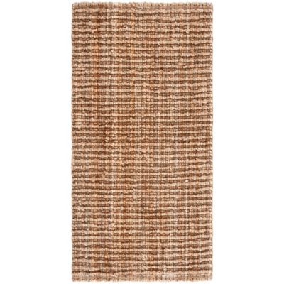 Natural Weave Chunky Striped Area Rug