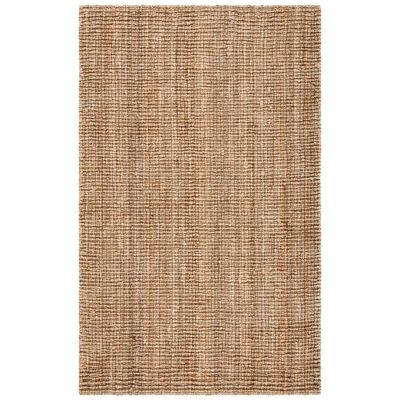 Natural Weave Chunky Striped Area Rug
