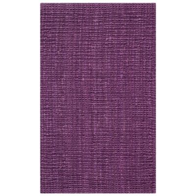 Natural Weave Chunky Striped Area Rug