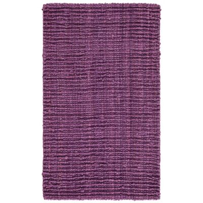 Natural Weave Chunky Striped Area Rug
