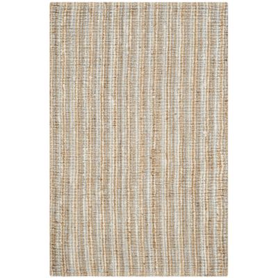 Natural Weave Chunky Stripe Two-Tone Area Rug