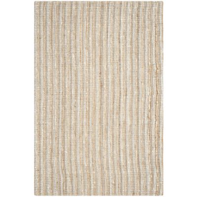 Natural Weave Chunky Stripe Two-Tone Area Rug