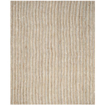 Natural Weave Chunky Stripe Two-Tone Area Rug