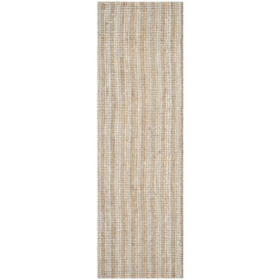 Natural Weave Chunky Stripe Two-Tone Area Rug