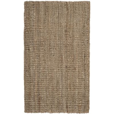 Natural Weave Chunky Stripe Two-Tone Area Rug
