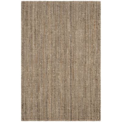 Natural Weave Chunky Stripe Two-Tone Area Rug