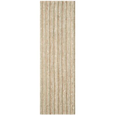 Natural Weave Chunky Stripe Two-Tone Area Rug
