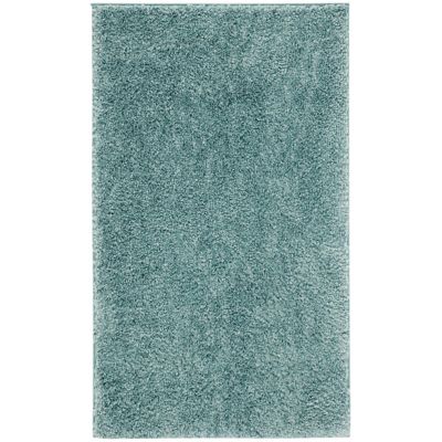Autumn Loft Solid Shag Cool Area Rug