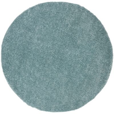 Autumn Loft Solid Shag Cool Area Rug