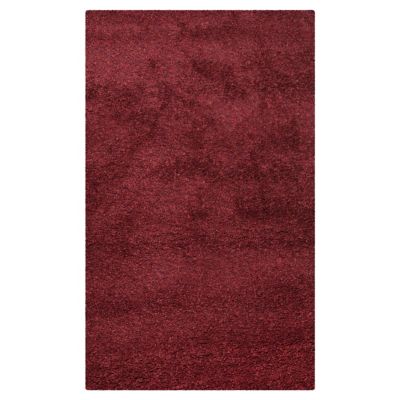 Cozy Shag Solid Bold Area Rug