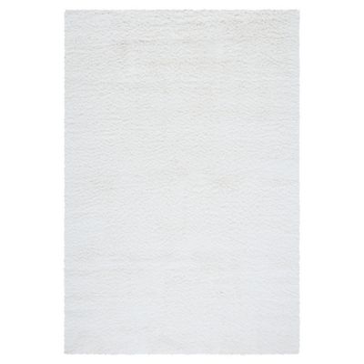 Cozy Shag Solid Neutral Area Rug