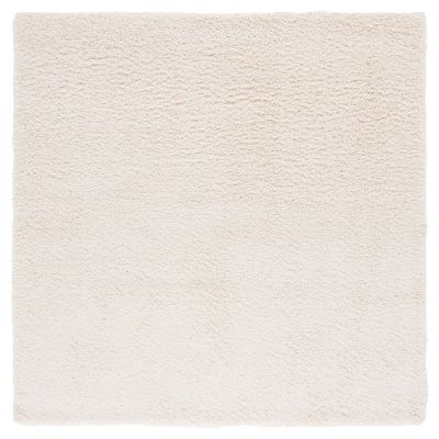 Cozy Shag Solid Neutral Area Rug
