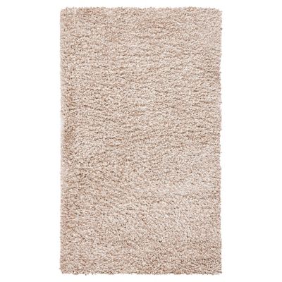 Cozy Shag Solid Neutral Area Rug