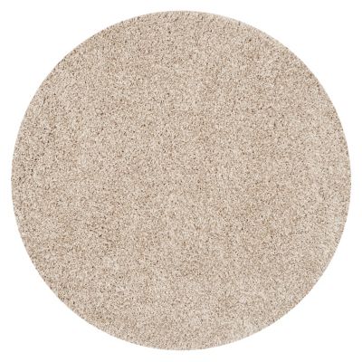 Cozy Shag Solid Neutral Area Rug