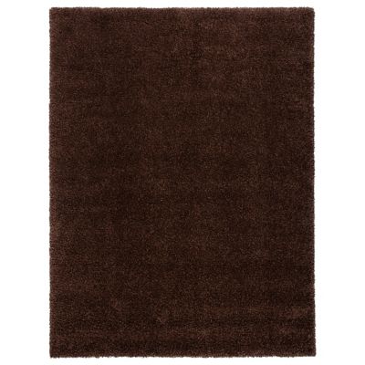 Cozy Shag Solid Neutral Area Rug