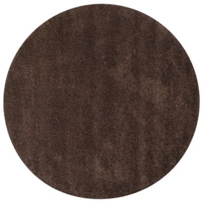 Cozy Shag Solid Neutral Area Rug