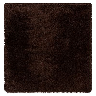 Cozy Shag Solid Neutral Area Rug